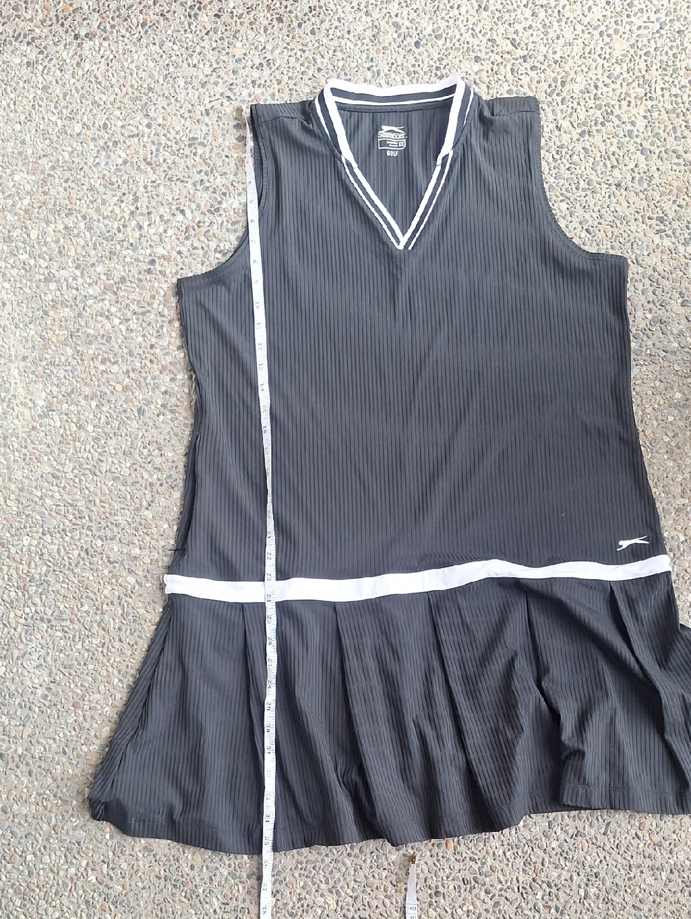 NWT Slazenger Black and White Golf Polo Dress Plus Size XXL - Picture 14 of 14
